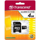 Micro SD Flash TRANSCEND Micro SDHC 4Gb Class4